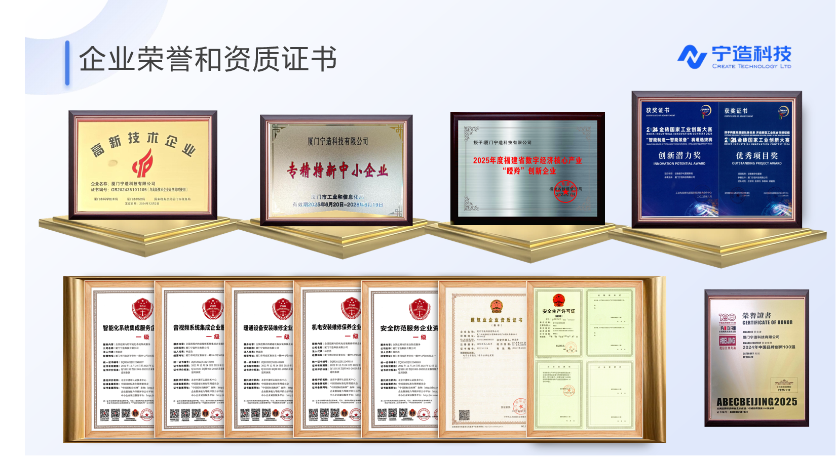 厦门宁造科技有限公司被认定为厦门专精特新企业